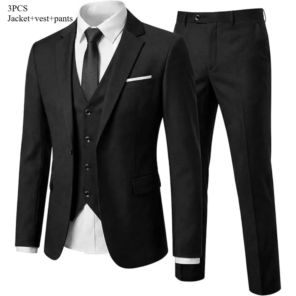 Black 3-piece suit
