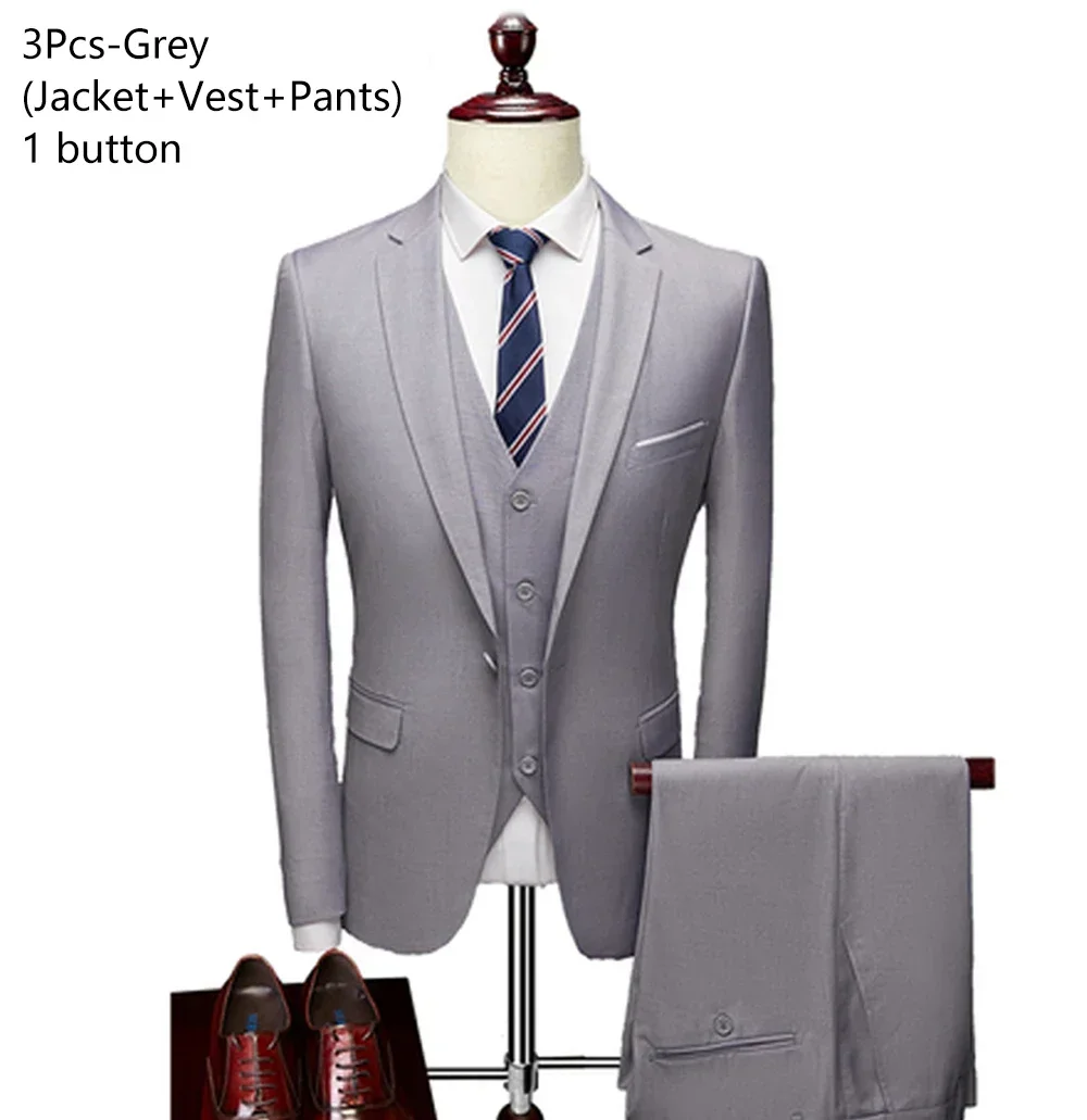 1 button Grey