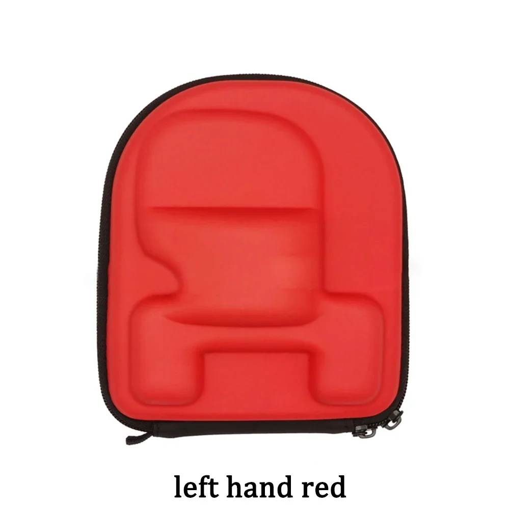 Left hand red