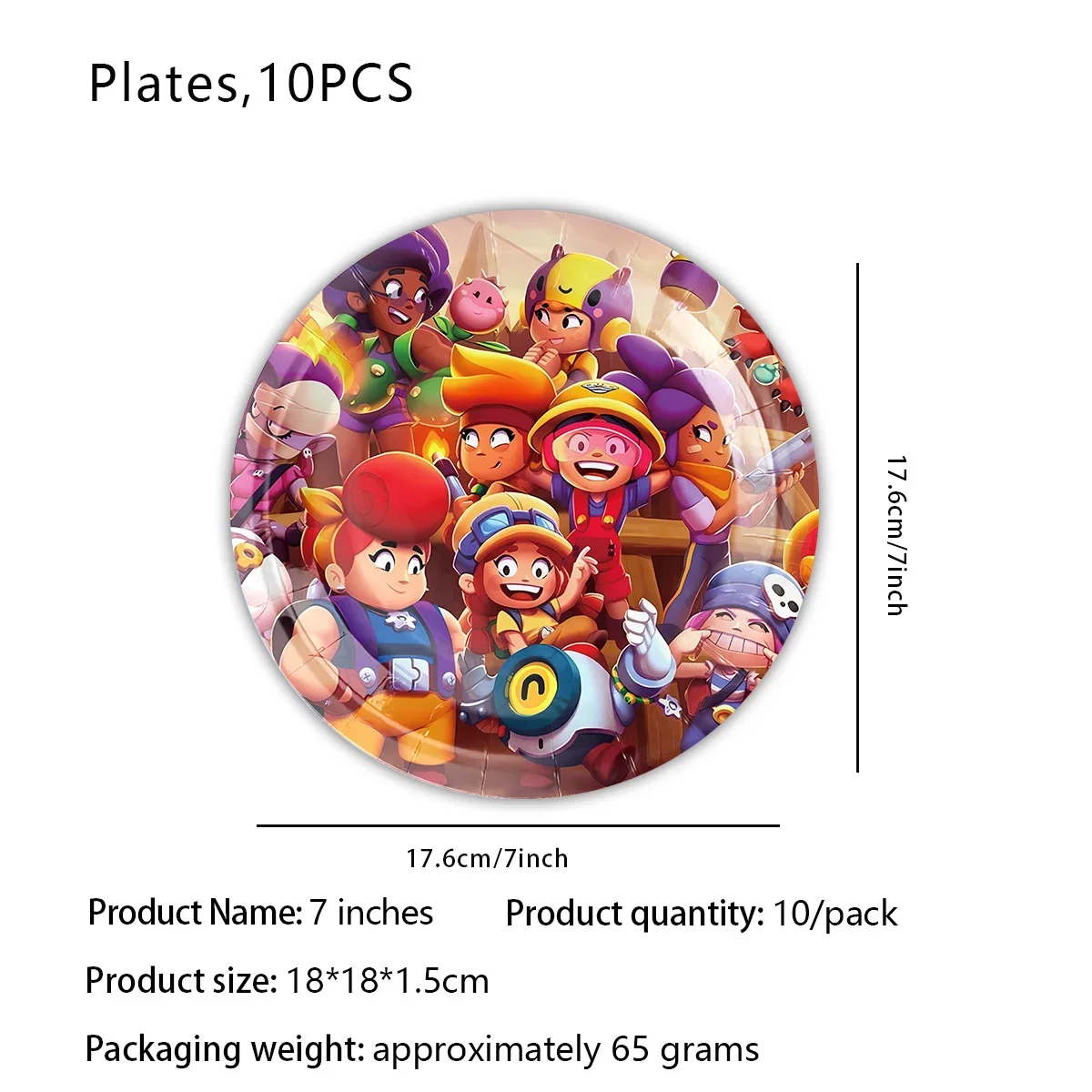 7inch Plate-10pcs
