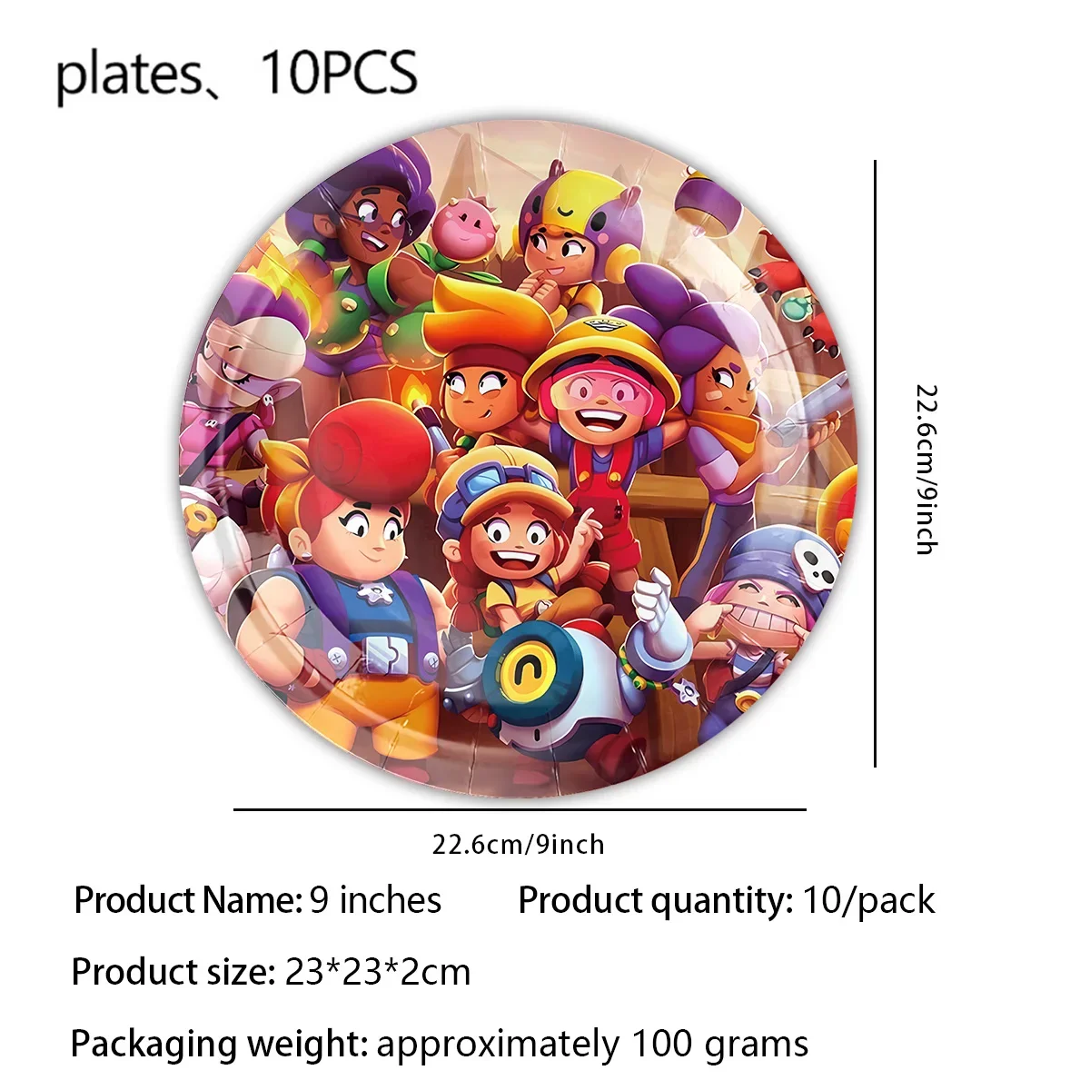 9inch Plate-10pcs