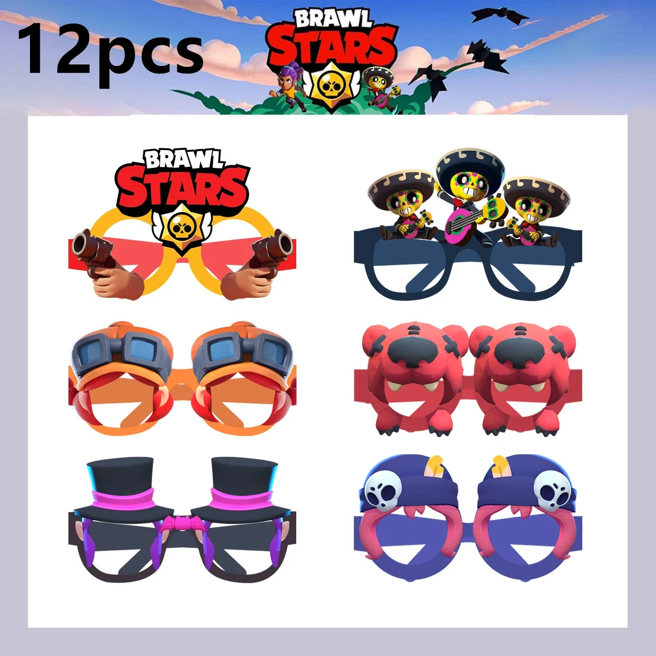 party glasses-12pcs