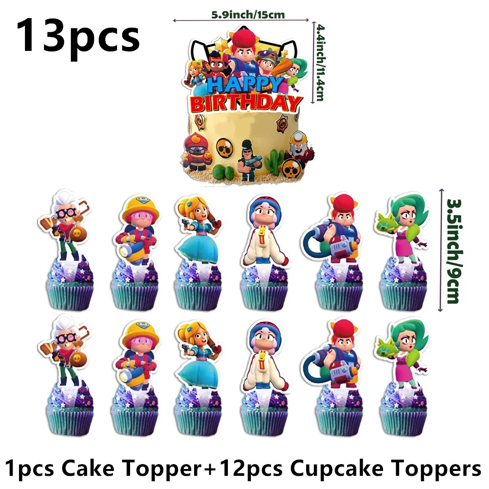 13pcs Cake Toppers