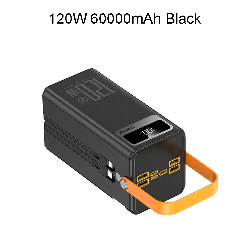 60000mAh Black