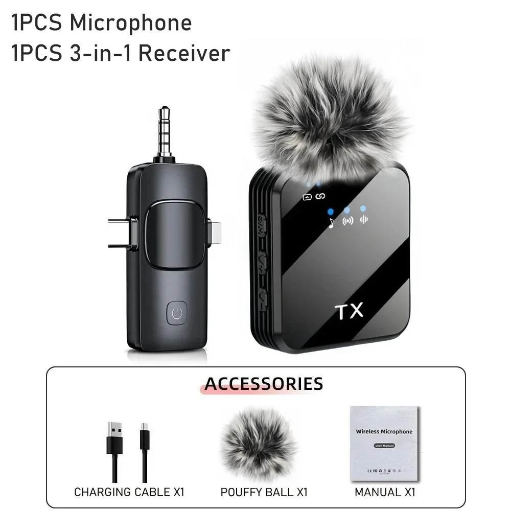 1PCS Lavalier Mic