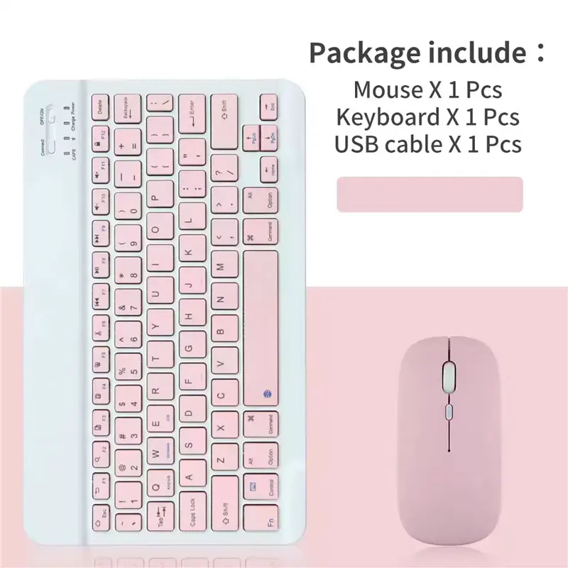 Pink-and mouse
