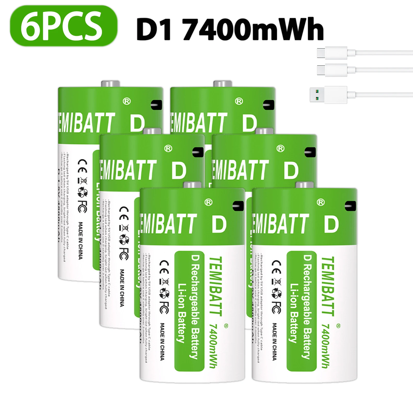 6PCS D1-LR20