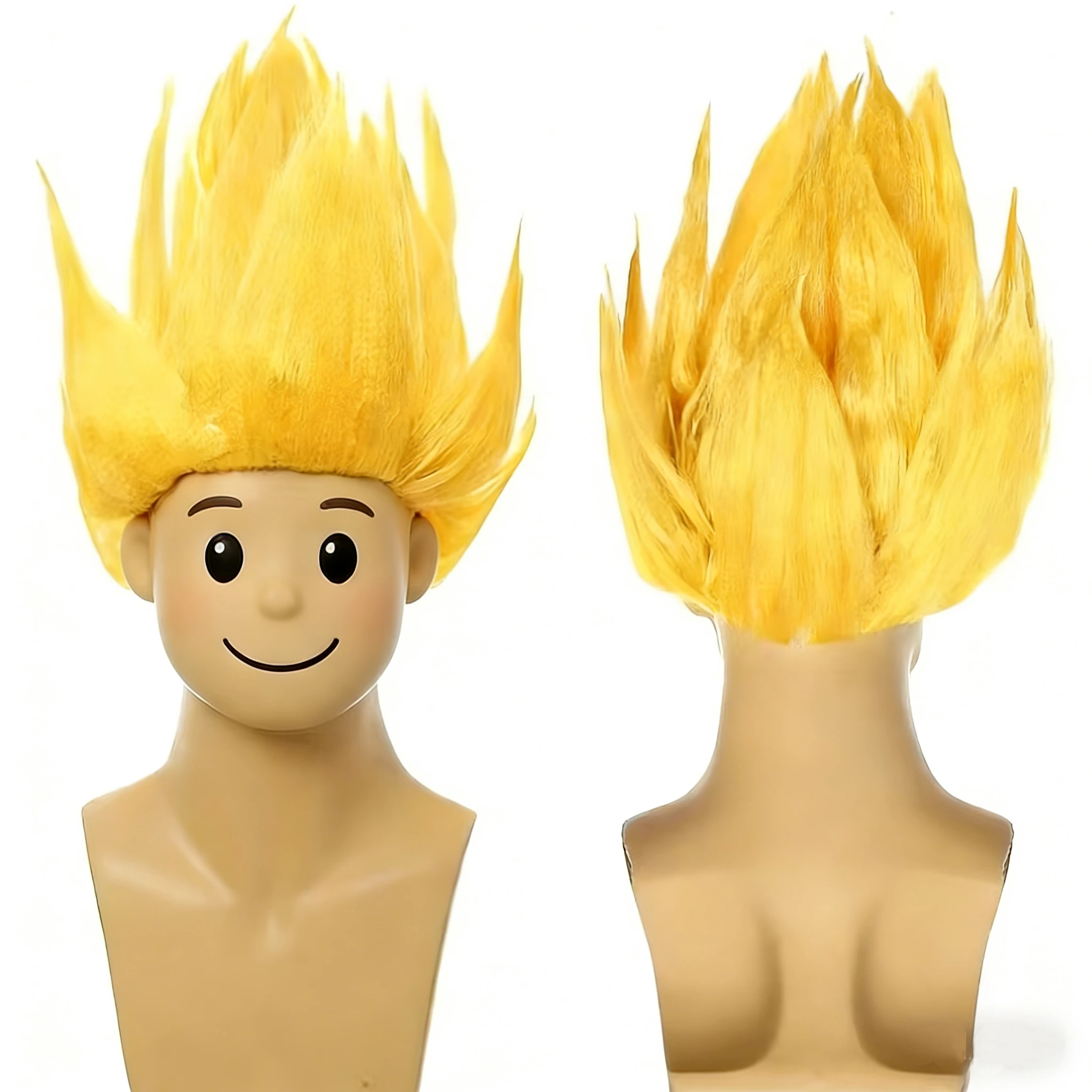 yellow wig