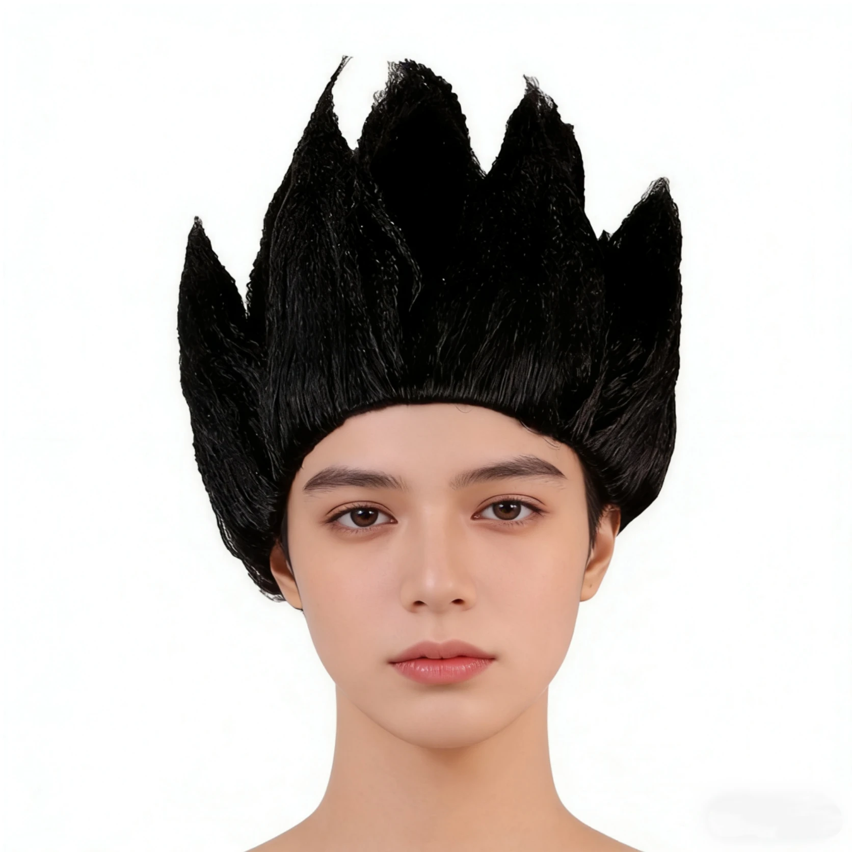 black wig
