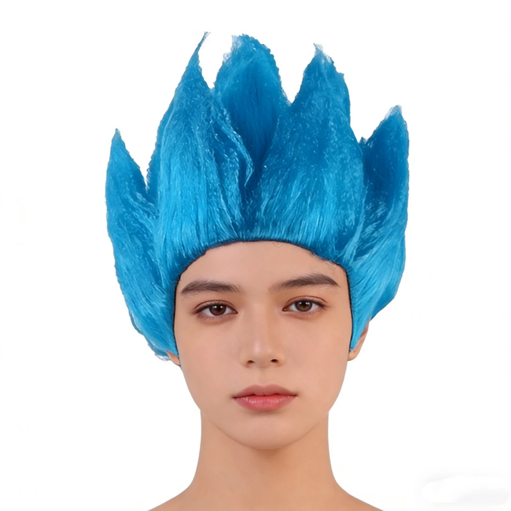 blue wig
