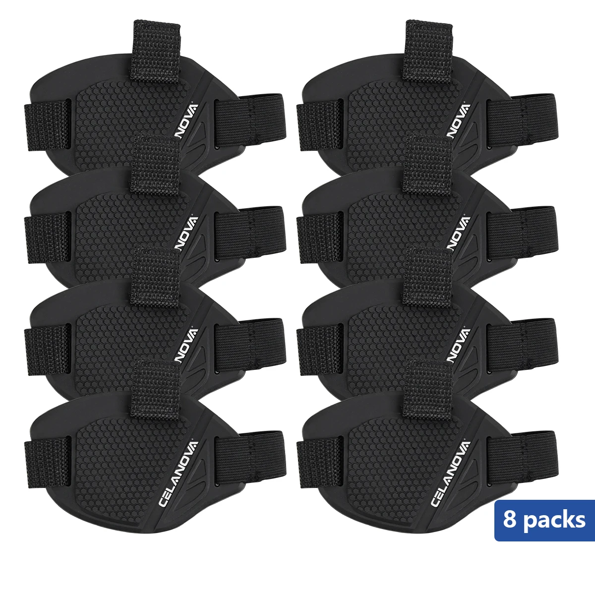 8pcs black