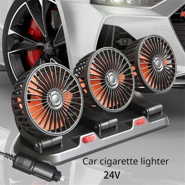 3 Head 24V Car cigar