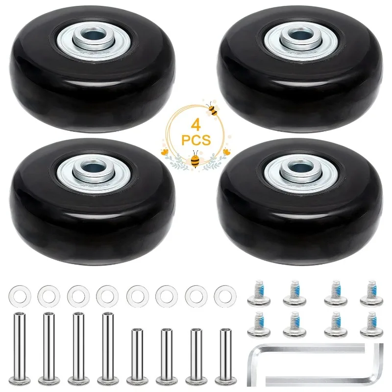 4PCS BLACK
