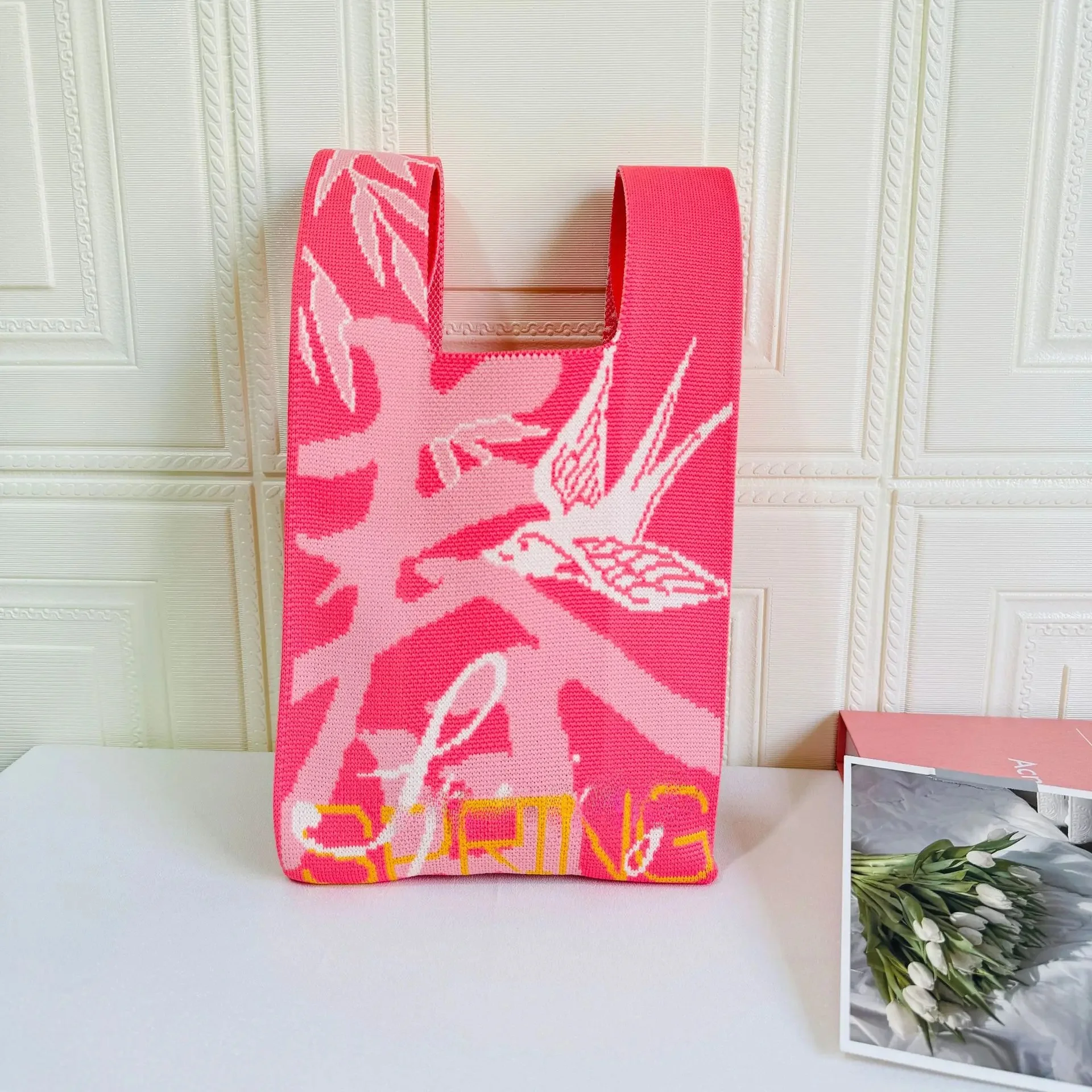 Chunyan pink (small square bag)