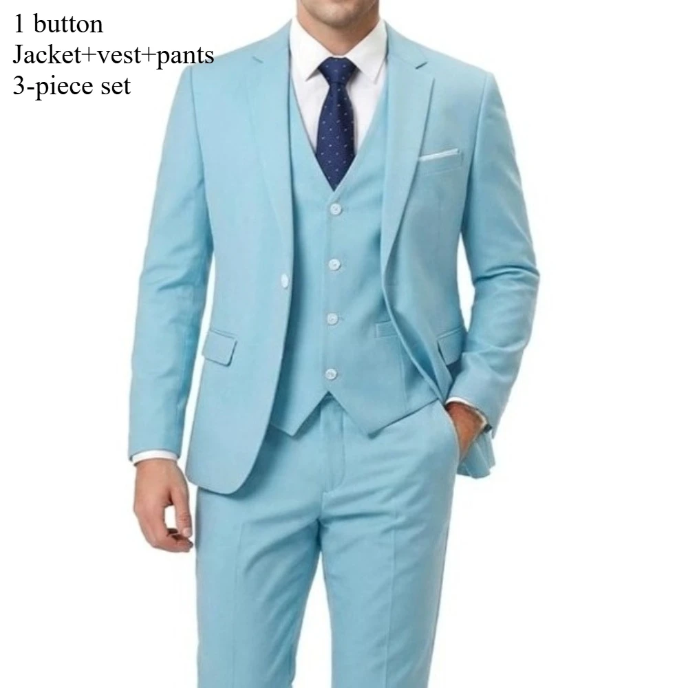 3PCS-Sky Blue
