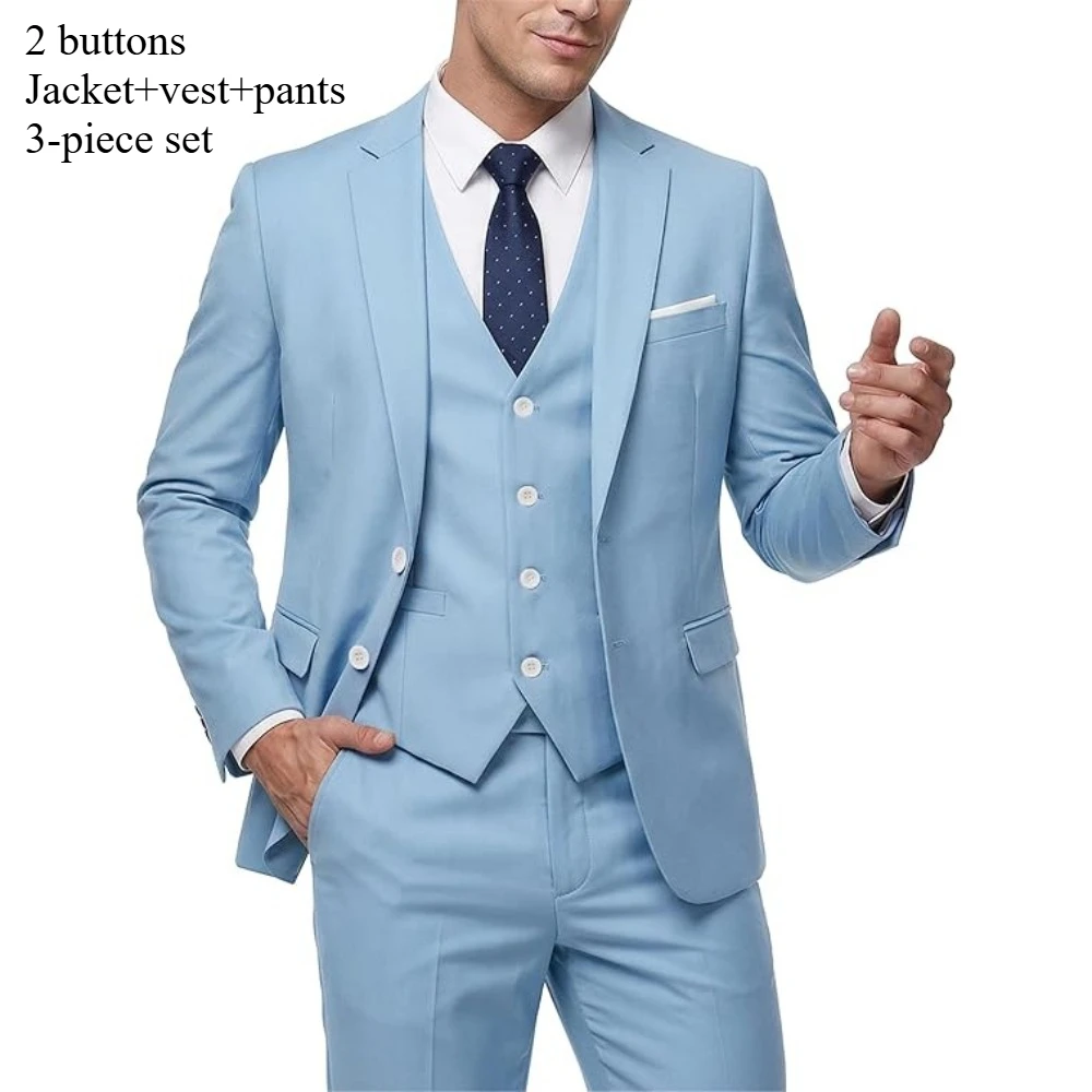 3PCS-Sky Blue