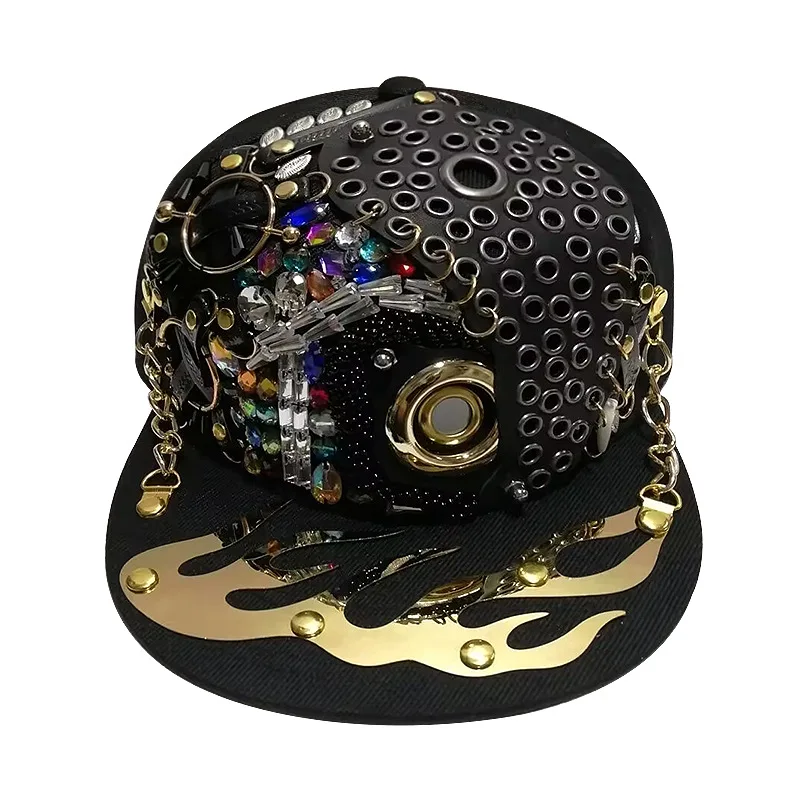 Golden double hole golden flame