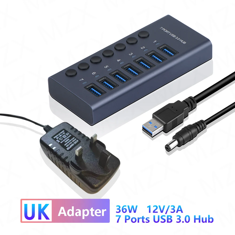 7 Ports HUB UK