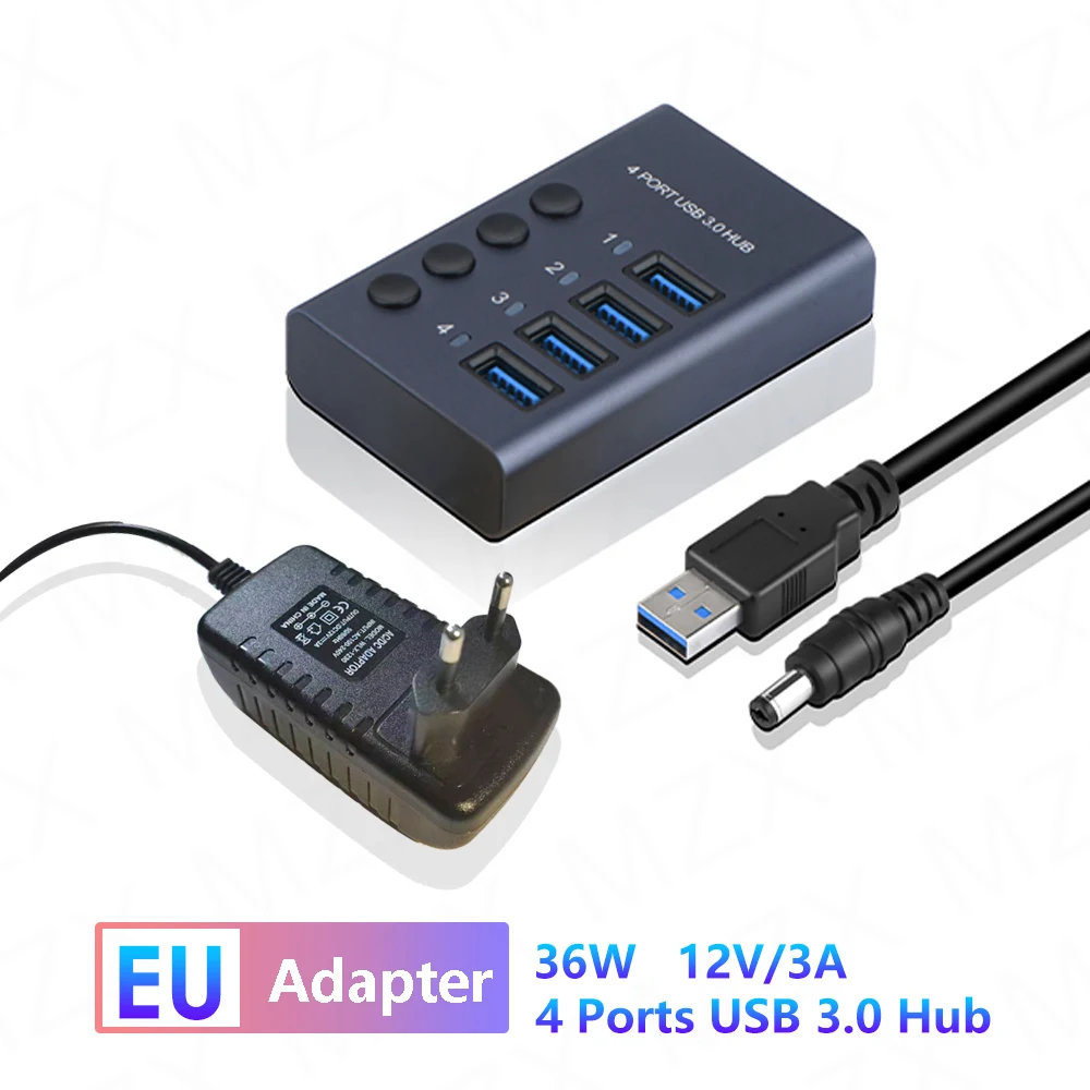 4 Ports HUB EU