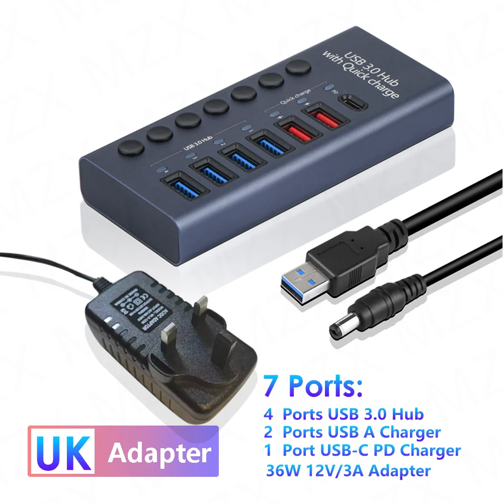 7 HUB Charger UK