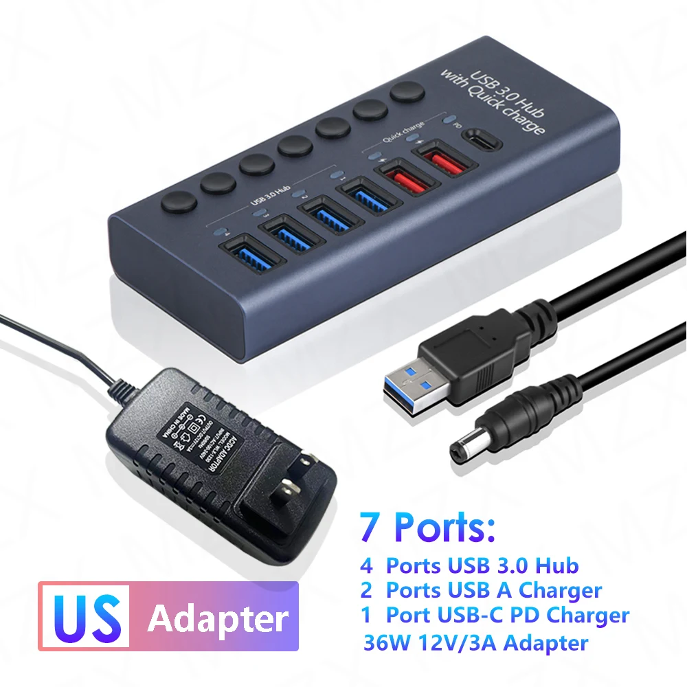 7 HUB Charger US