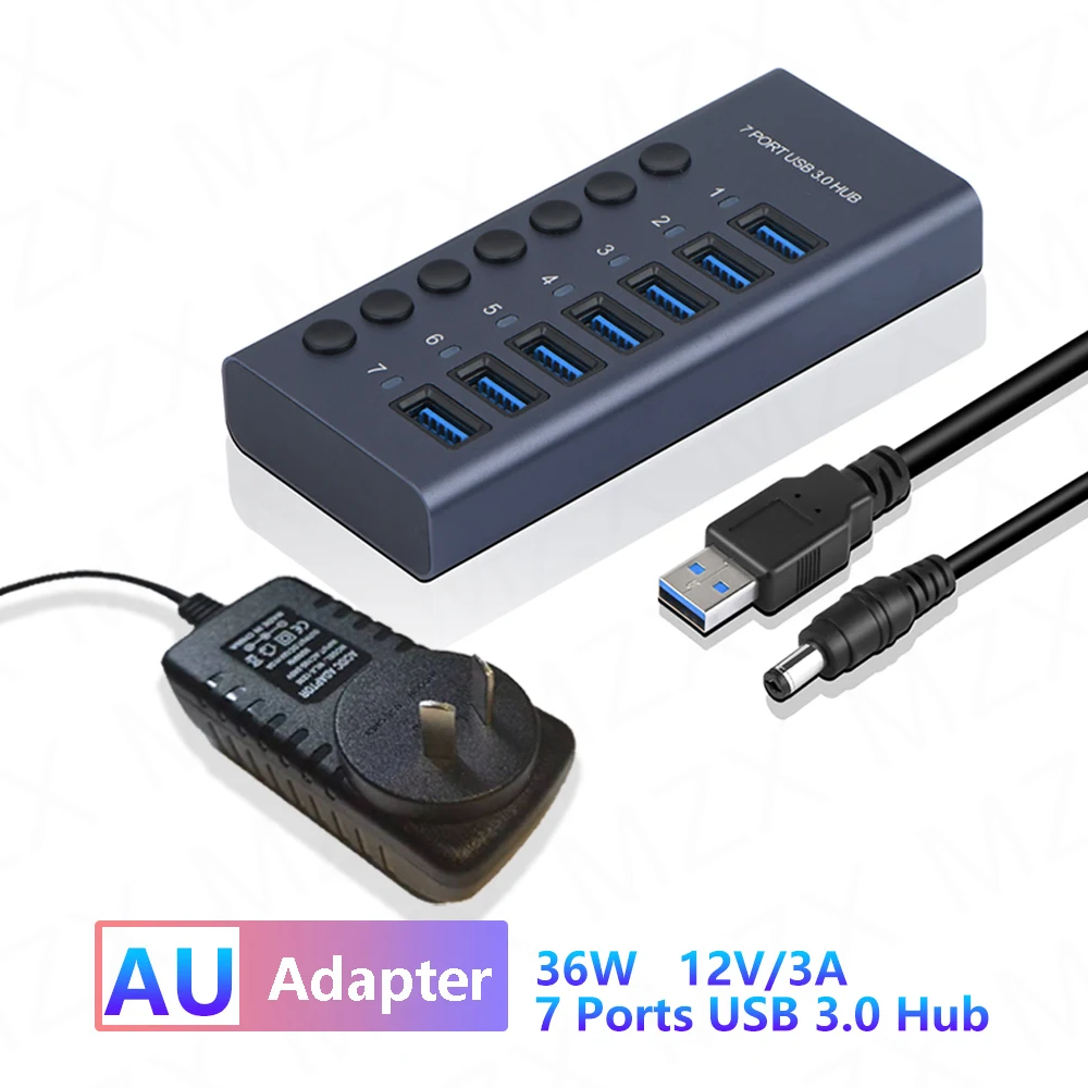 7 Ports HUB AU