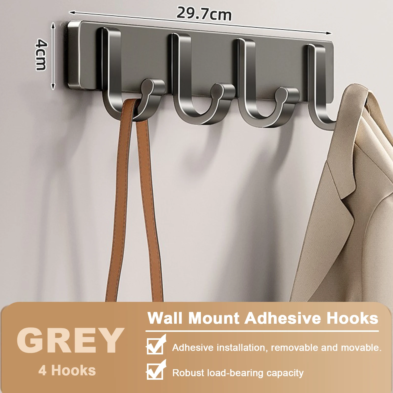 Grey-4 hooks