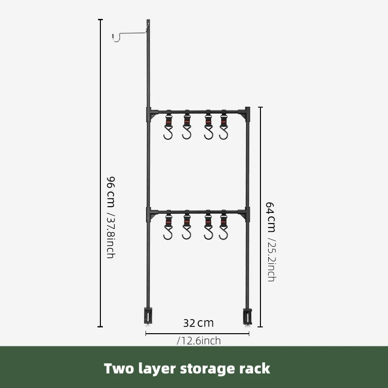 Two layer rack