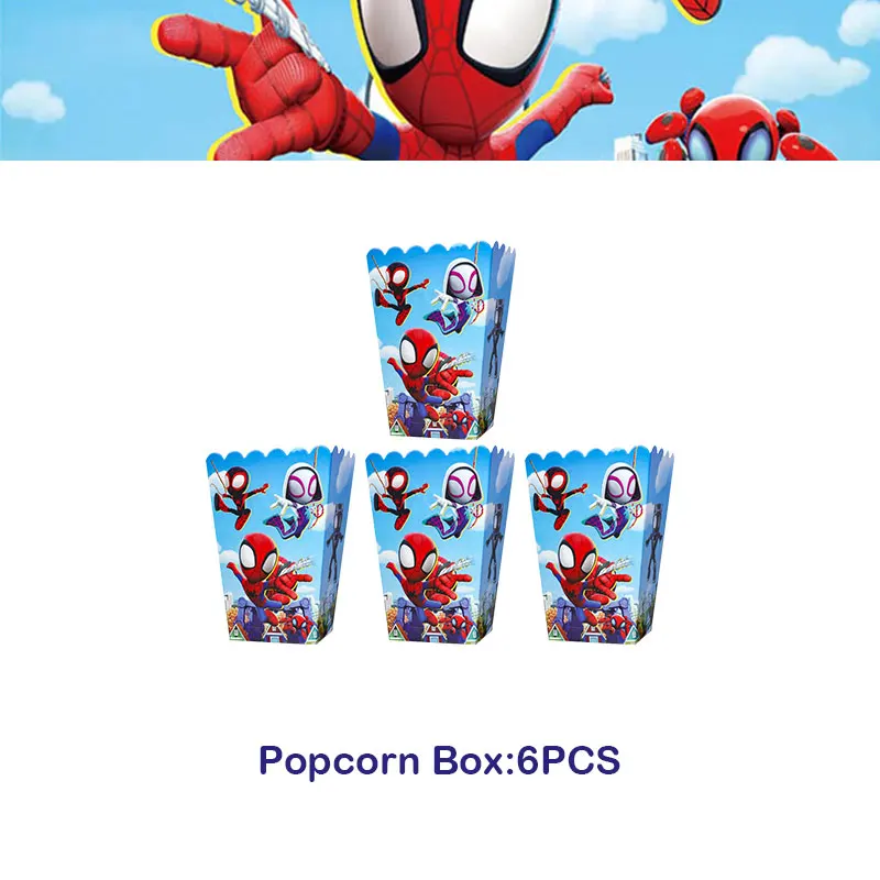 6Pcs Popcorn Boxs