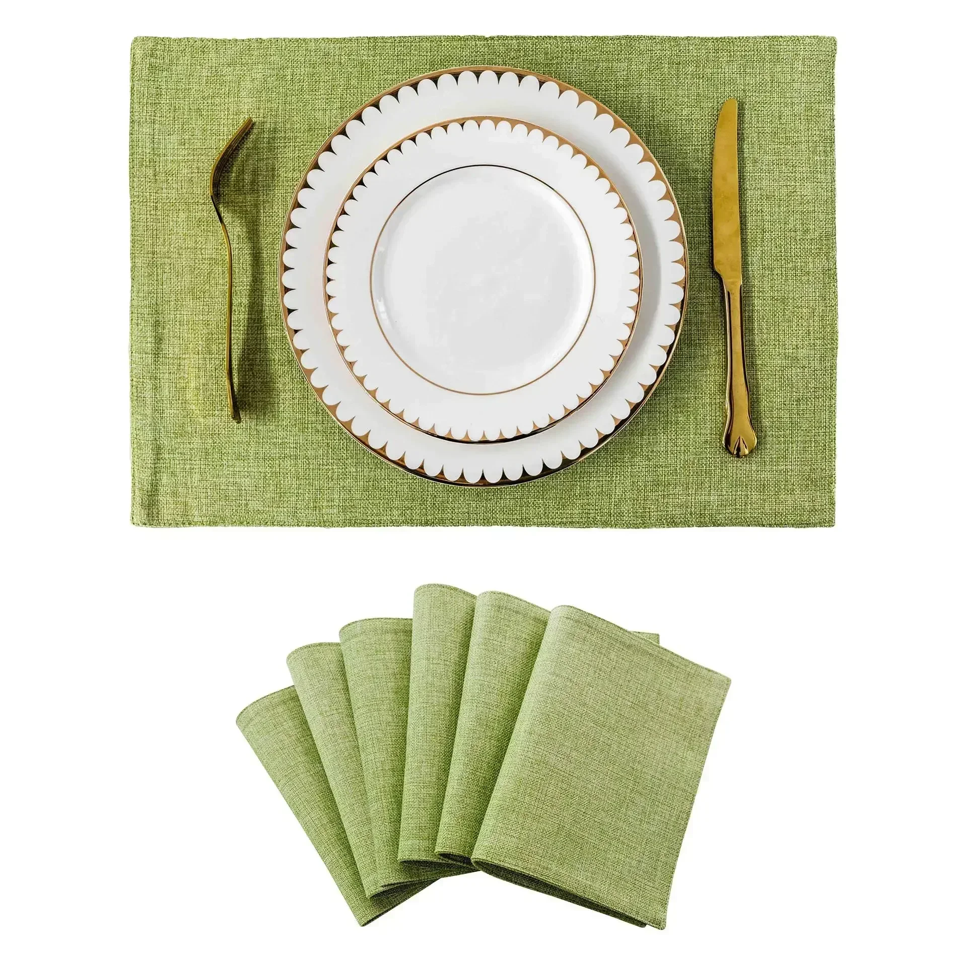 6pcs Green