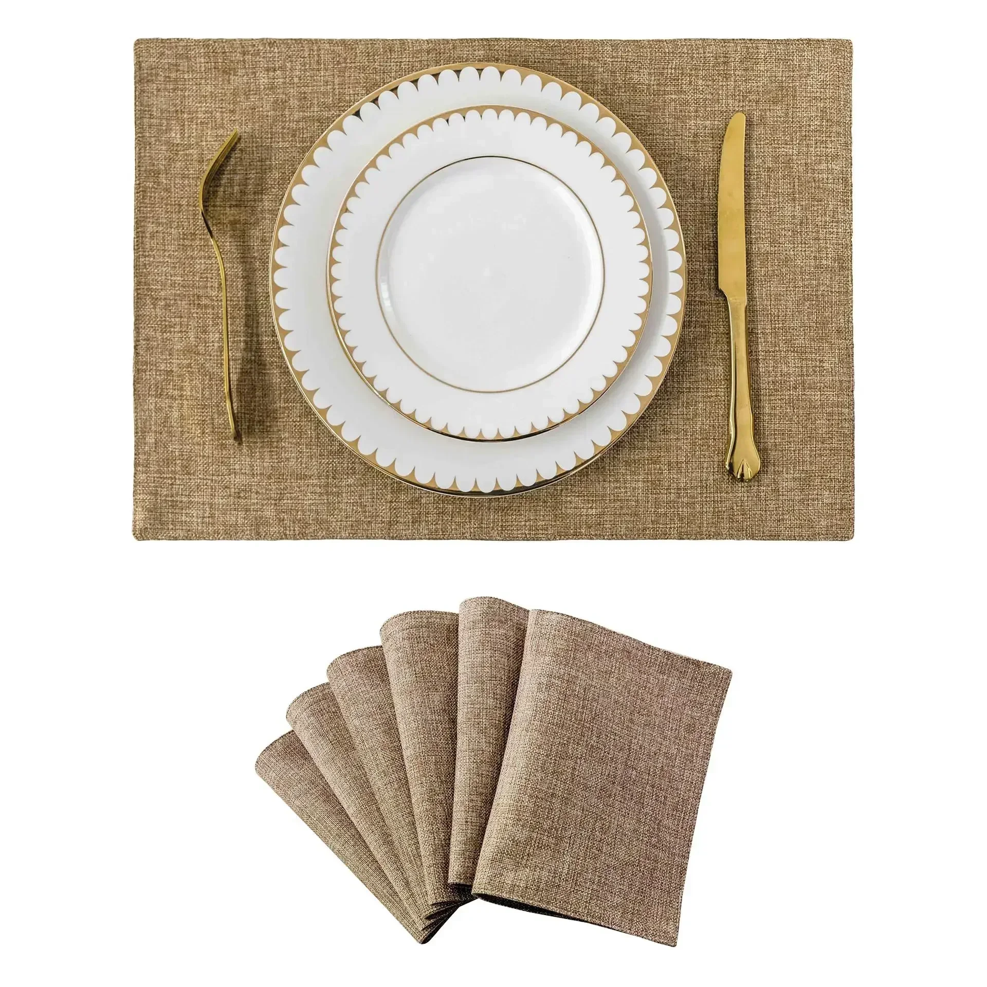 6pcs Champagne