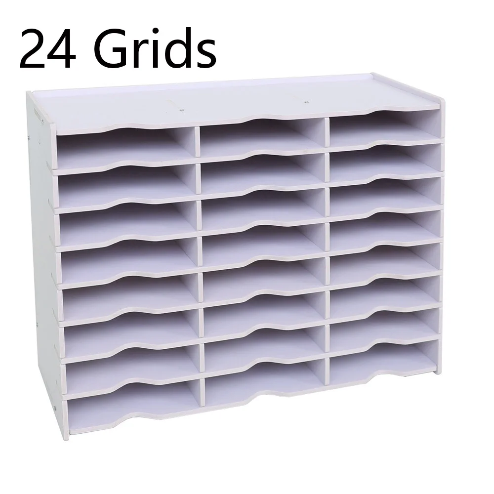 24 Grids White Rack