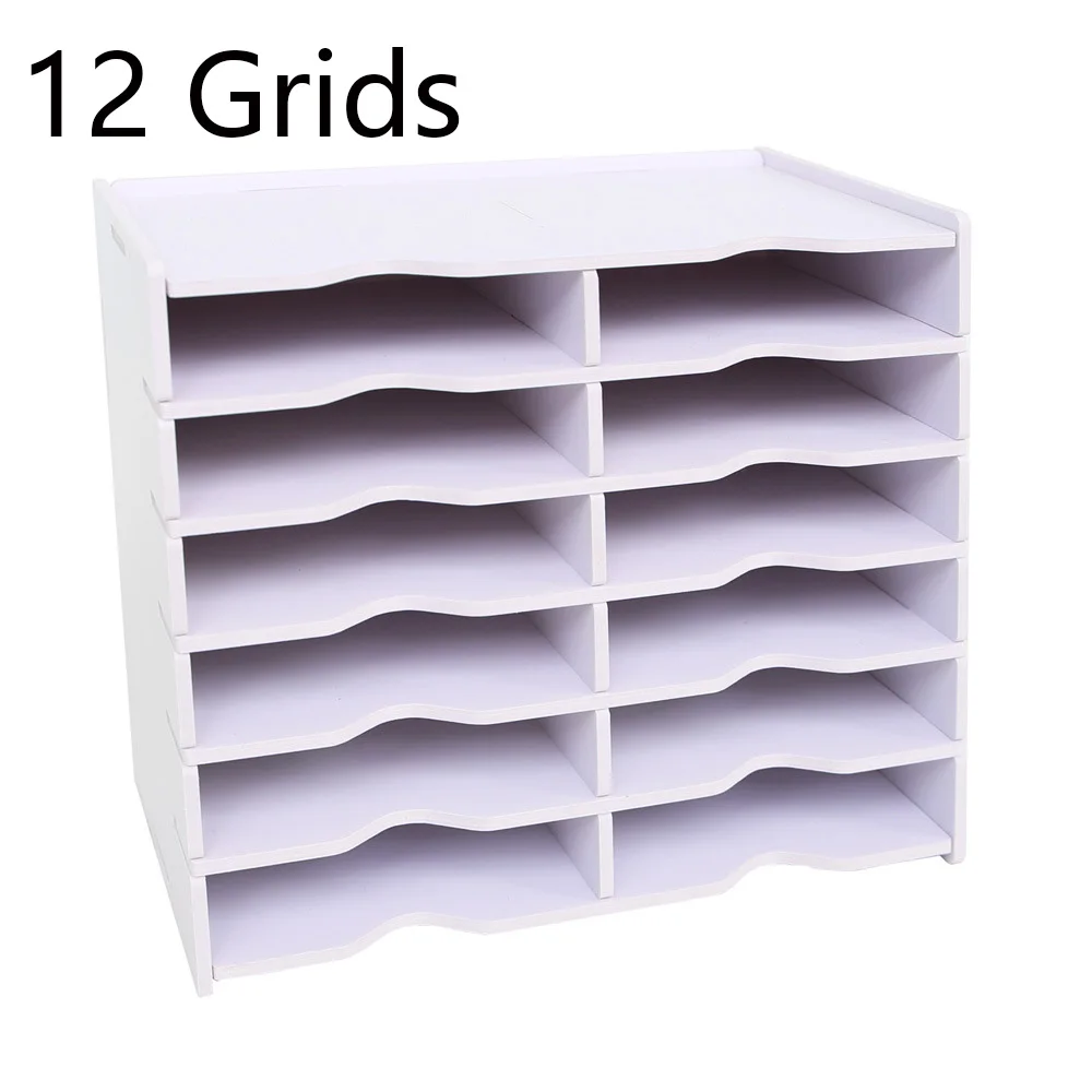 12 Grids White Rack