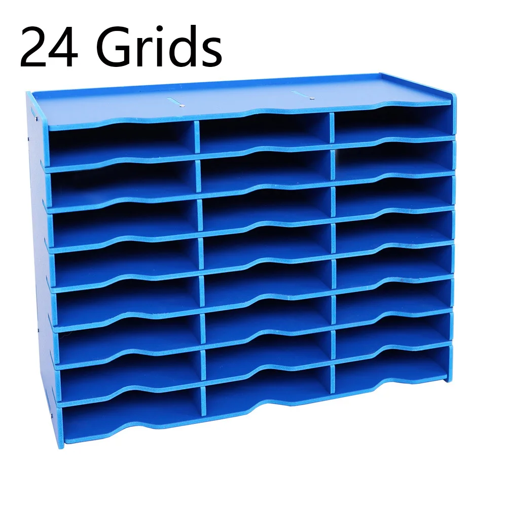 24 Grids Blue Rack