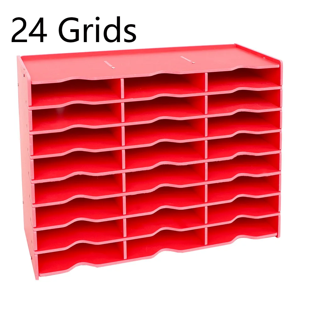 24 Grids Red Rack