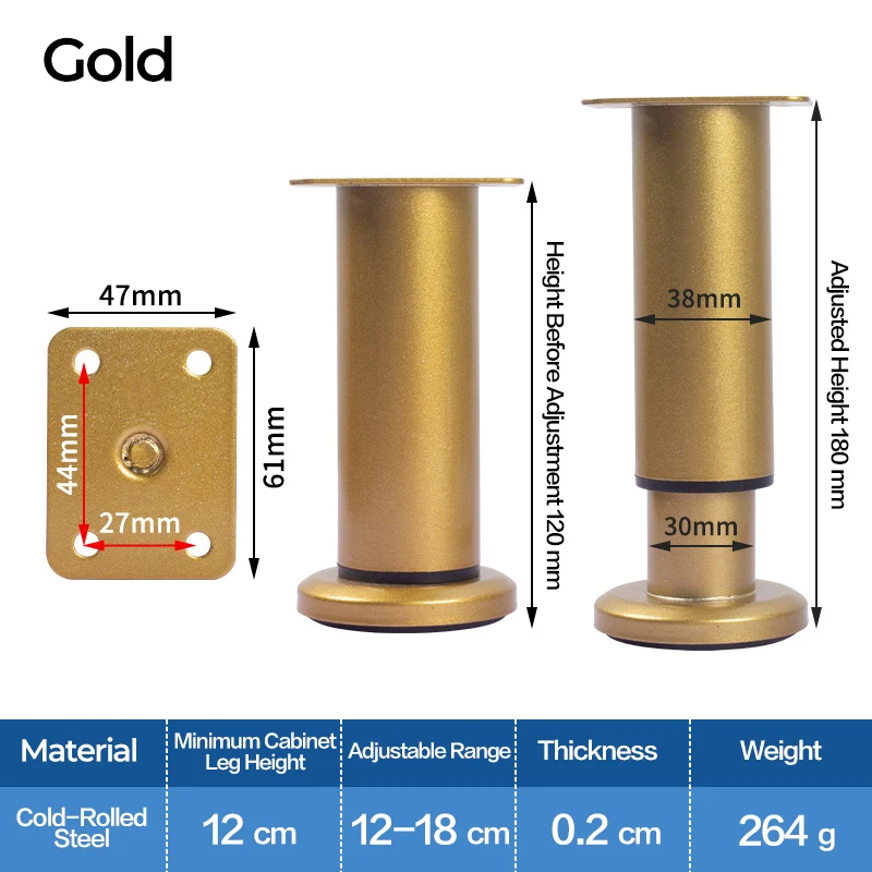 Gold-120-180mm