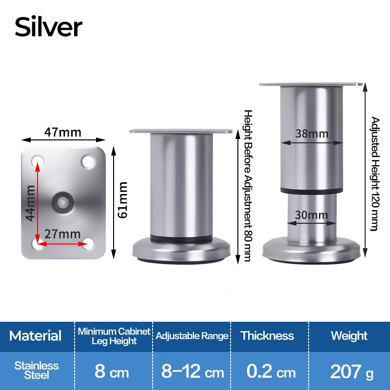 Silver-80-120mm