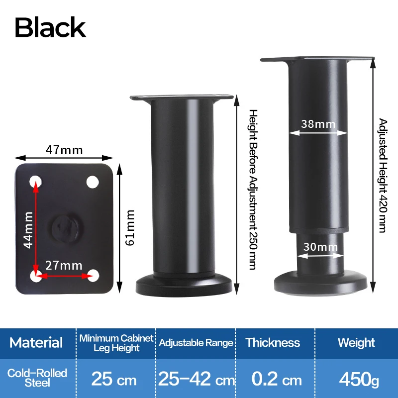 Black-250-420mm