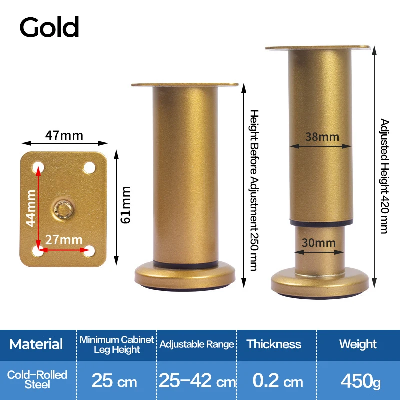 Gold-250-420mm
