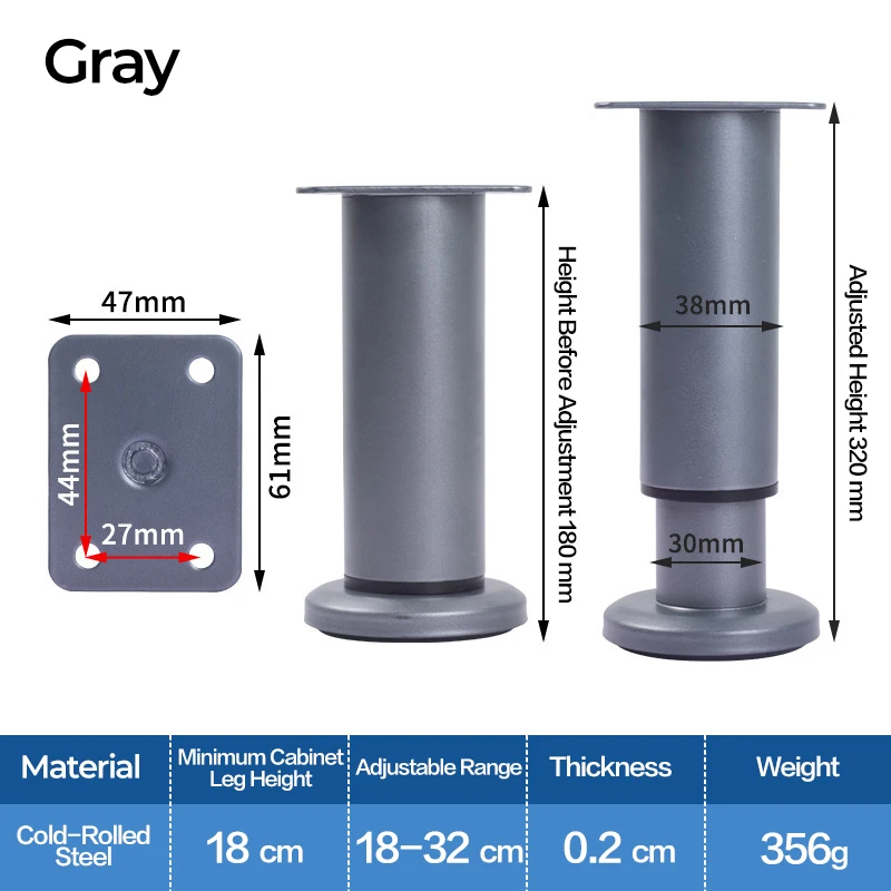 Grey-180-320mm