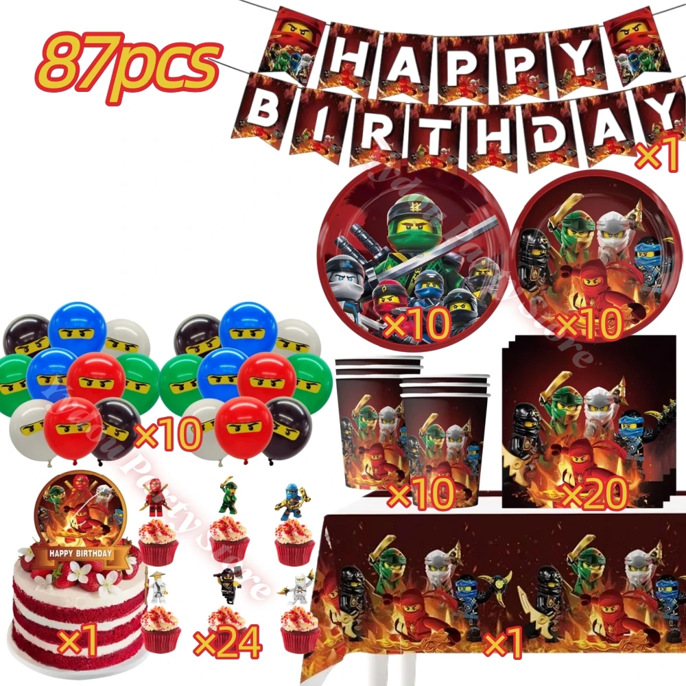 87pcs