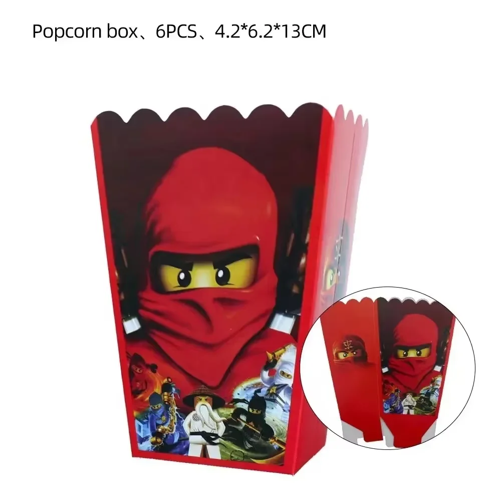 6pcs popcorn box