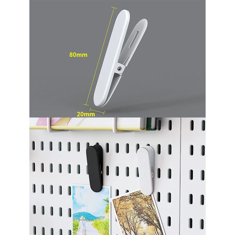 White Clamps 2pcs