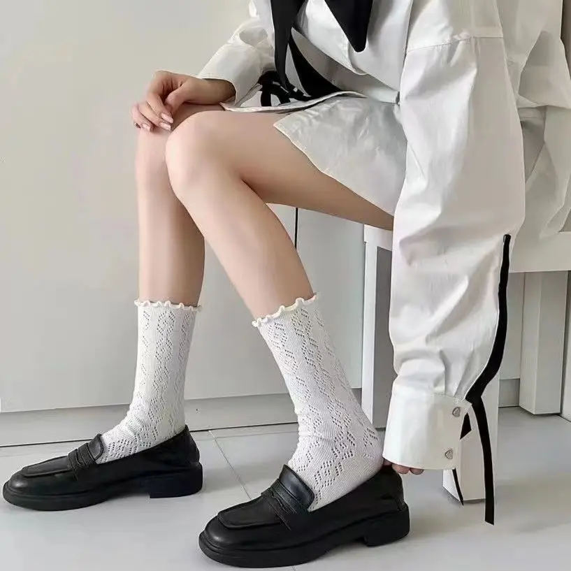6 pairs WHITE