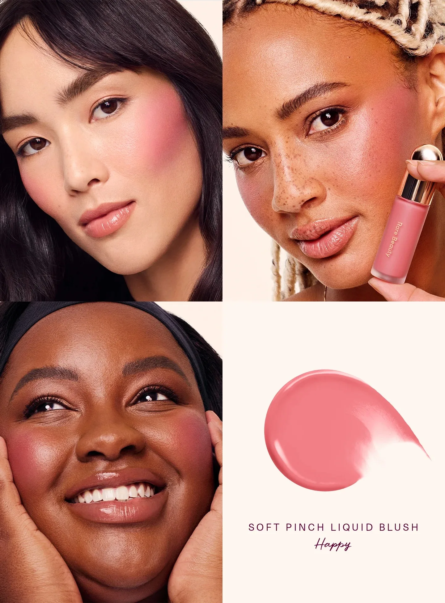 Happy blusher