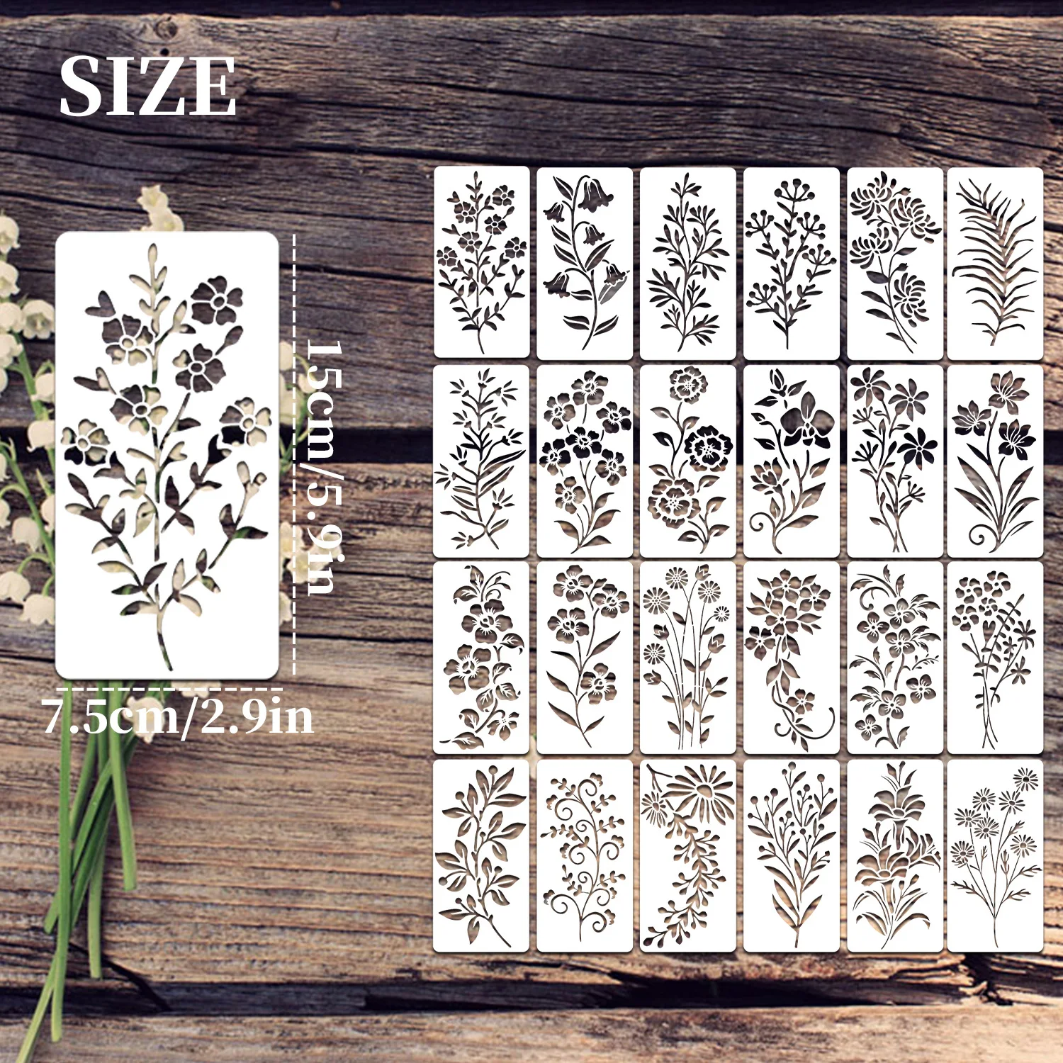 24Pcs wildflower