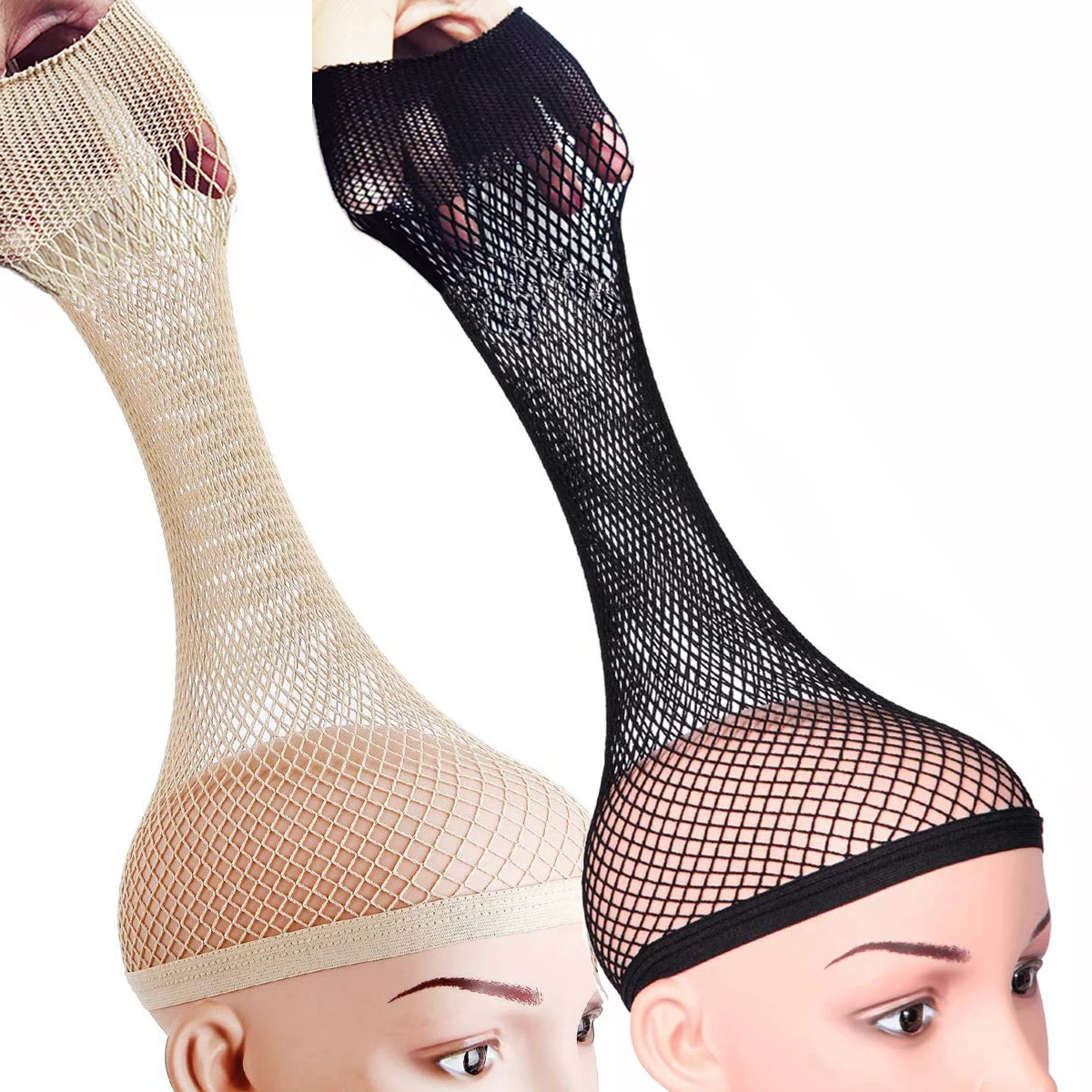 2pcs black-nude