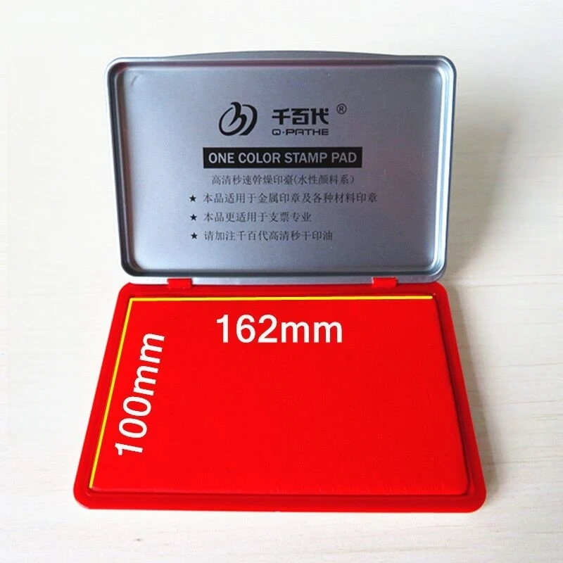 Red ink pad