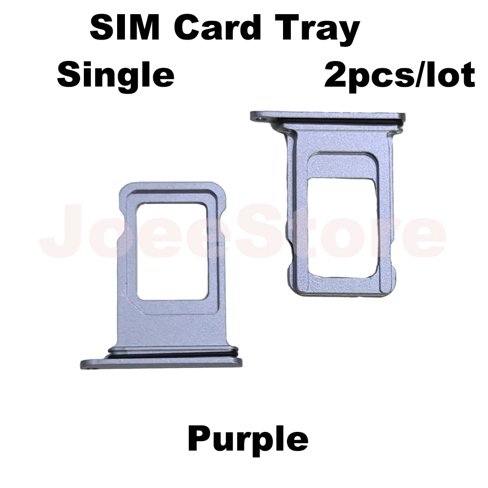 2x Purple Single