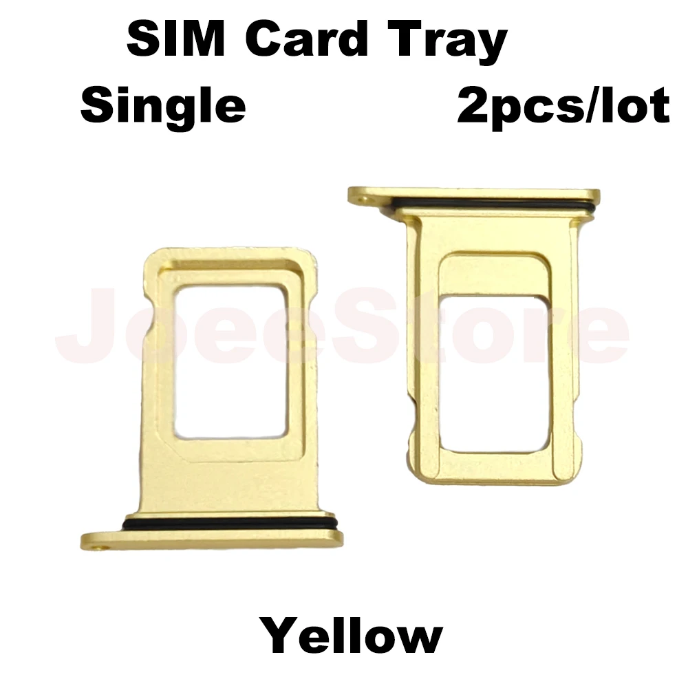 2x Yellow Single